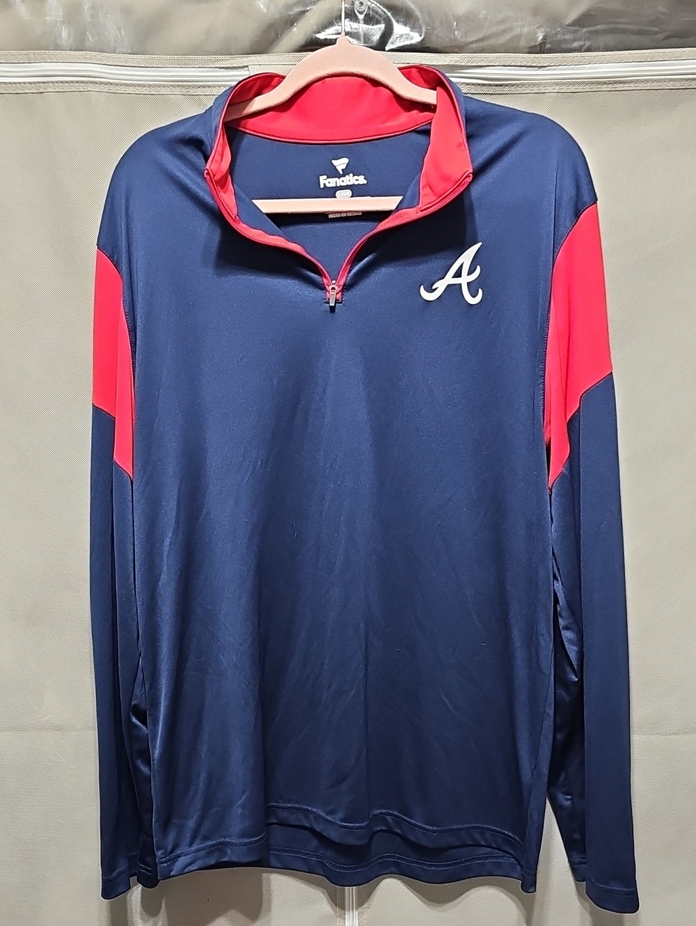 Fanatics MLB Atlanta Braves Zip-Up Pullover